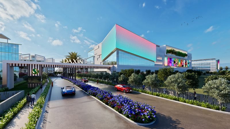 Artist’s impression of the Daxin Business Park entrance